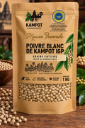 Poivre blanc de Kampot IGP – 1 kg